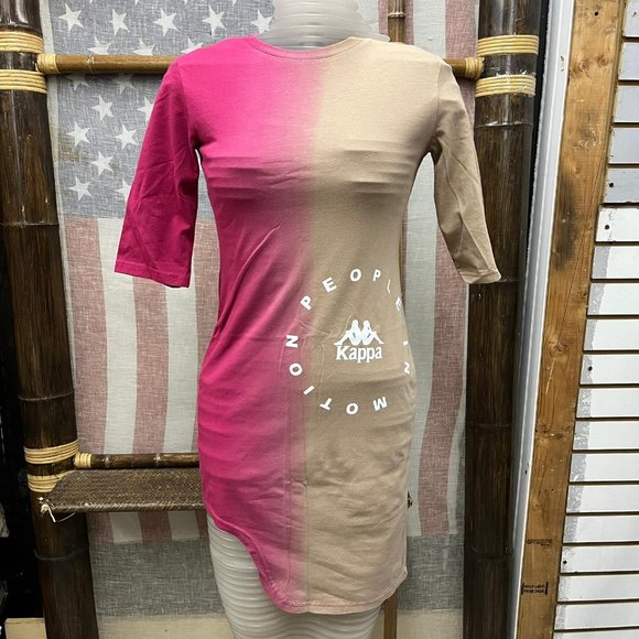 NWOT Kappa 2 pcs T-shirt & Long Dress tunic people in motion - Picture 2 of 10